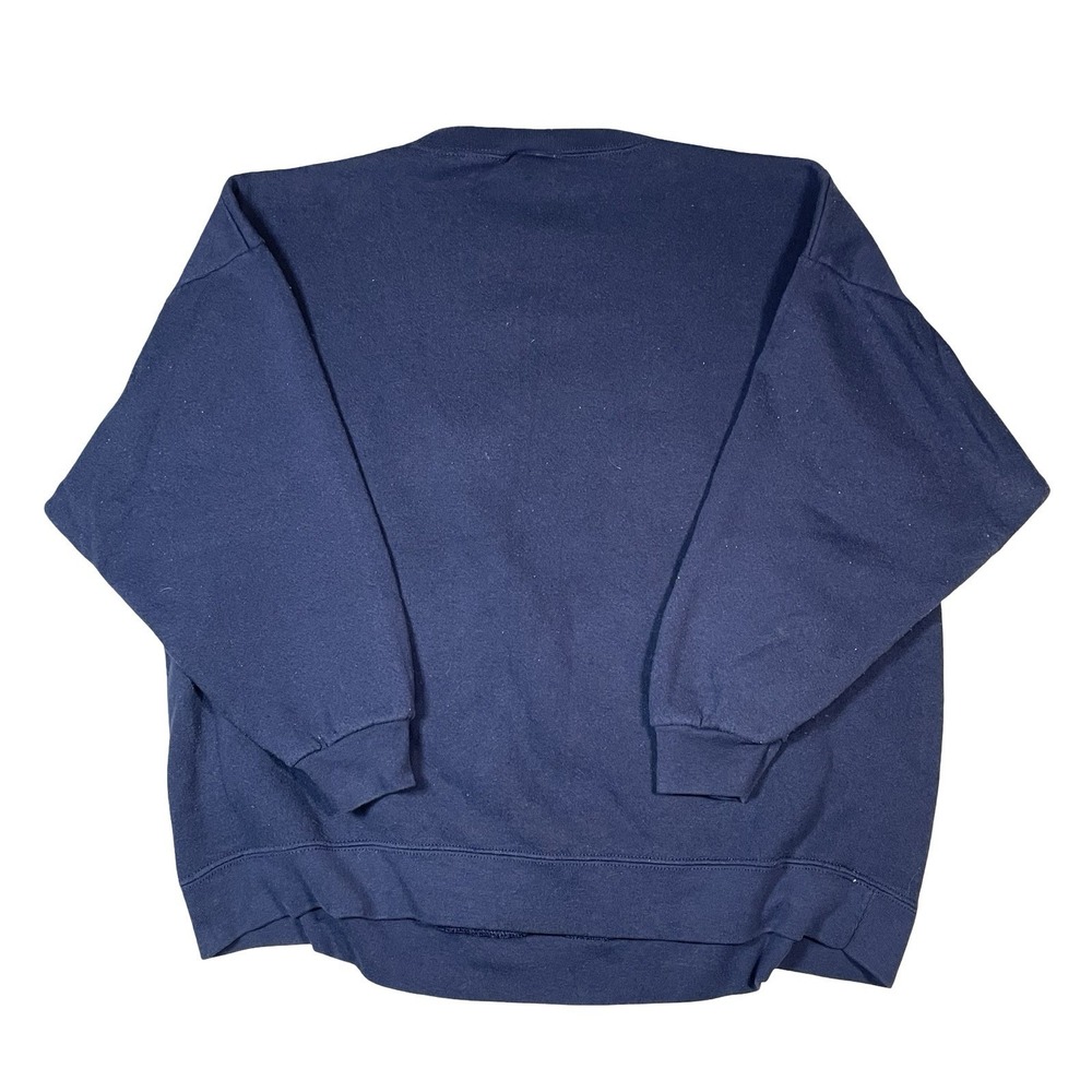Vtg‎ Disney Winnie The Pooh Graphic Sweatshirt Mens L XLCrewneck Blue 90s Retro - Picture 2 of 7